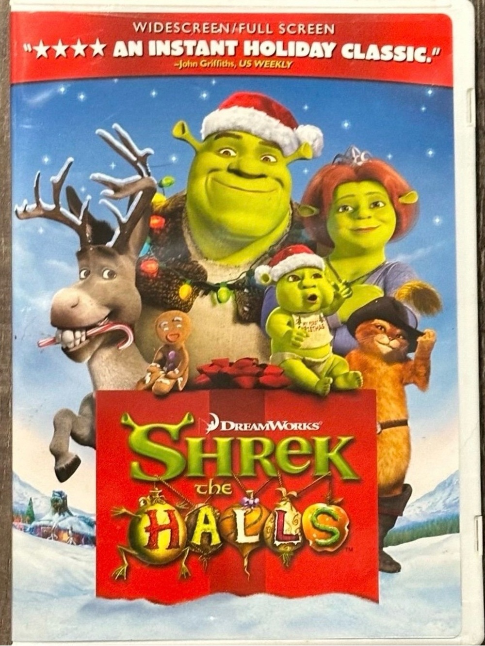 💞 New Dreamworks “Shrek The Halls” Holiday Movie DVD